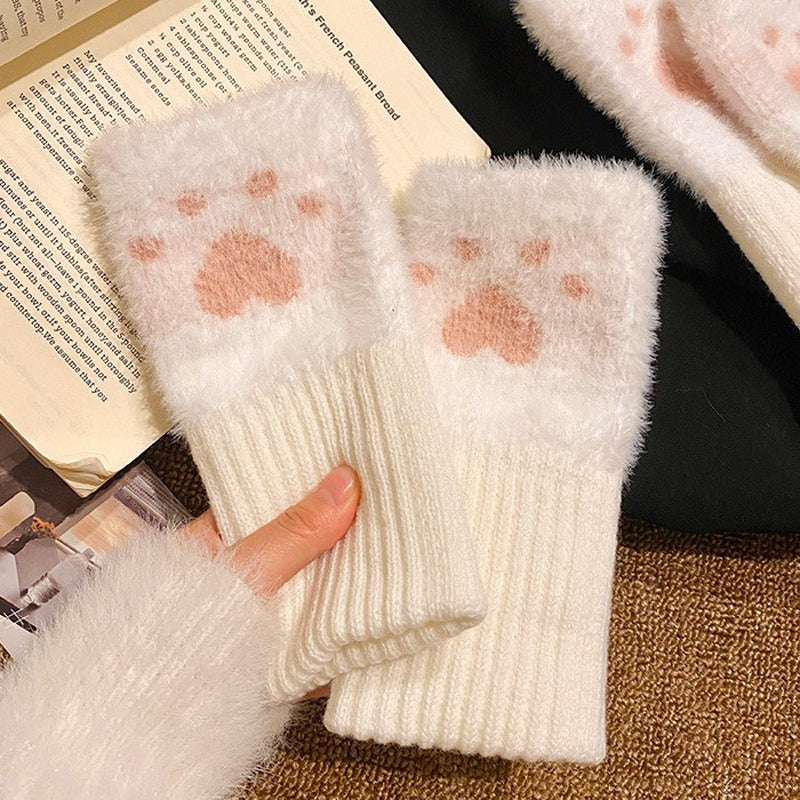 Gants Chauds De Dessin Animé