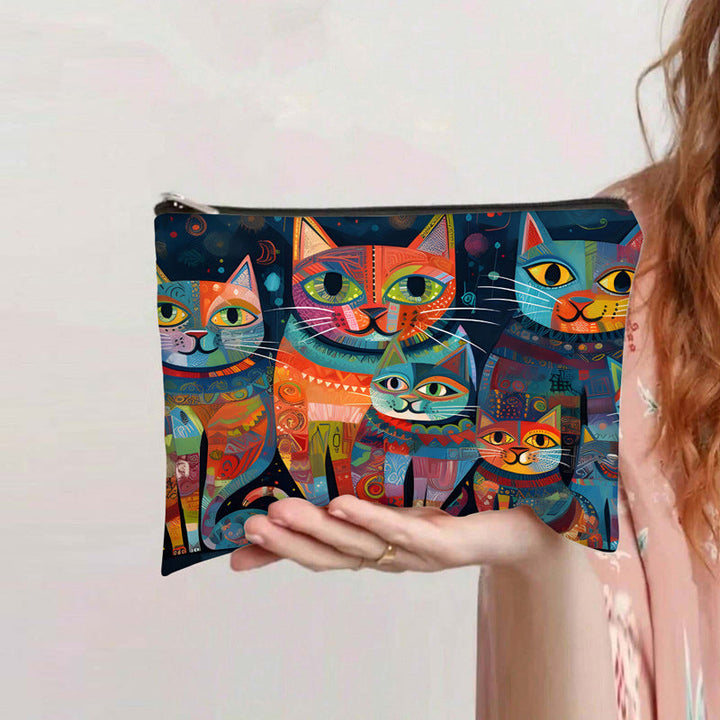 Sac À Motif Chat Coloré