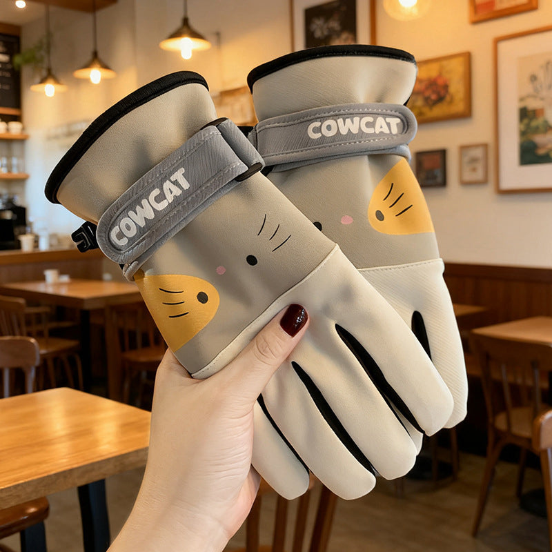 Gants Chauds De Dessin Animé