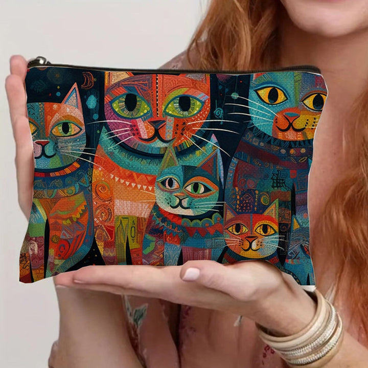 Sac À Motif Chat Coloré