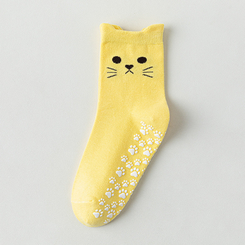 Chaussettes Décontractées À Imprimé Chat