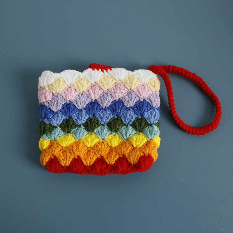 Porte-Monnaie Coloré Tissé À La Main
