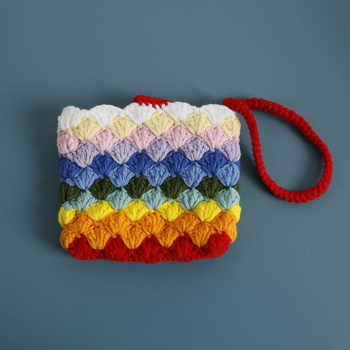 Porte-Monnaie Coloré Tissé À La Main