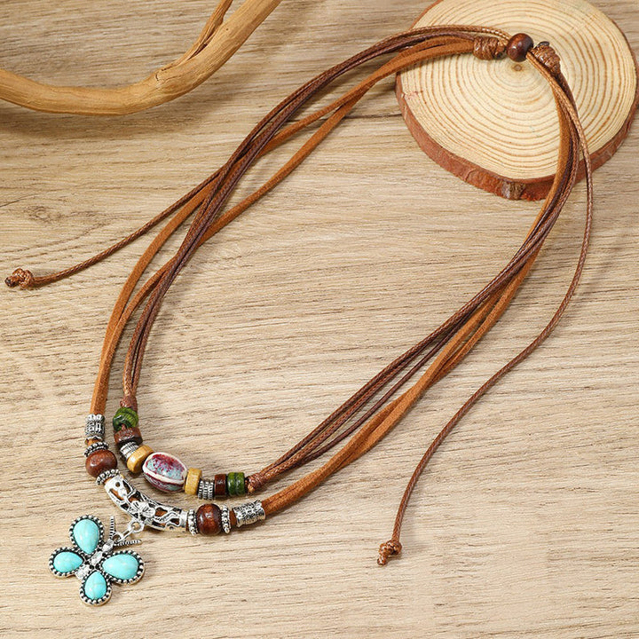 Collier Pendentif Bohème Vintage