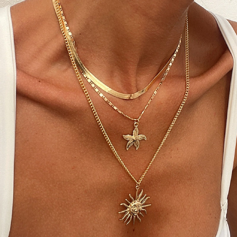 Collier Pendentif Bohème Vintage