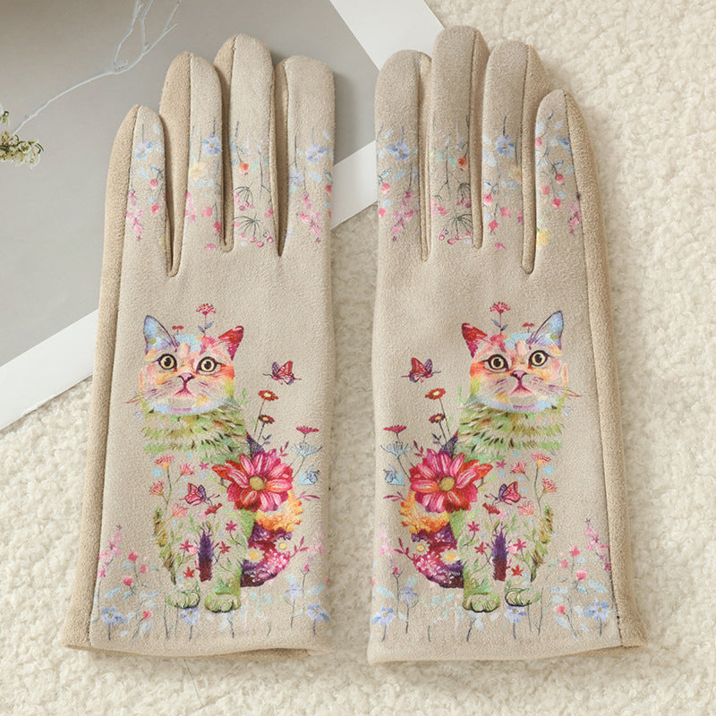 Gants Chauds De Dessin Animé