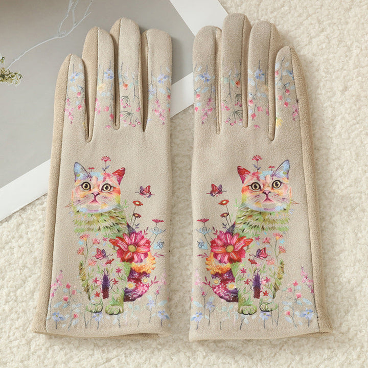 Gants Chauds De Dessin Animé