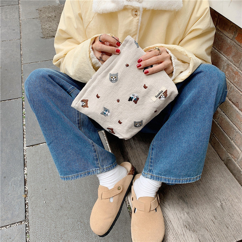 Sac Décontracté À Imprimé Chat