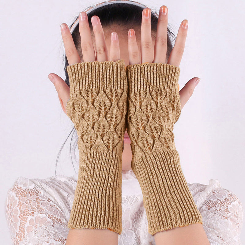 Gants Chauds De Couleur Unie