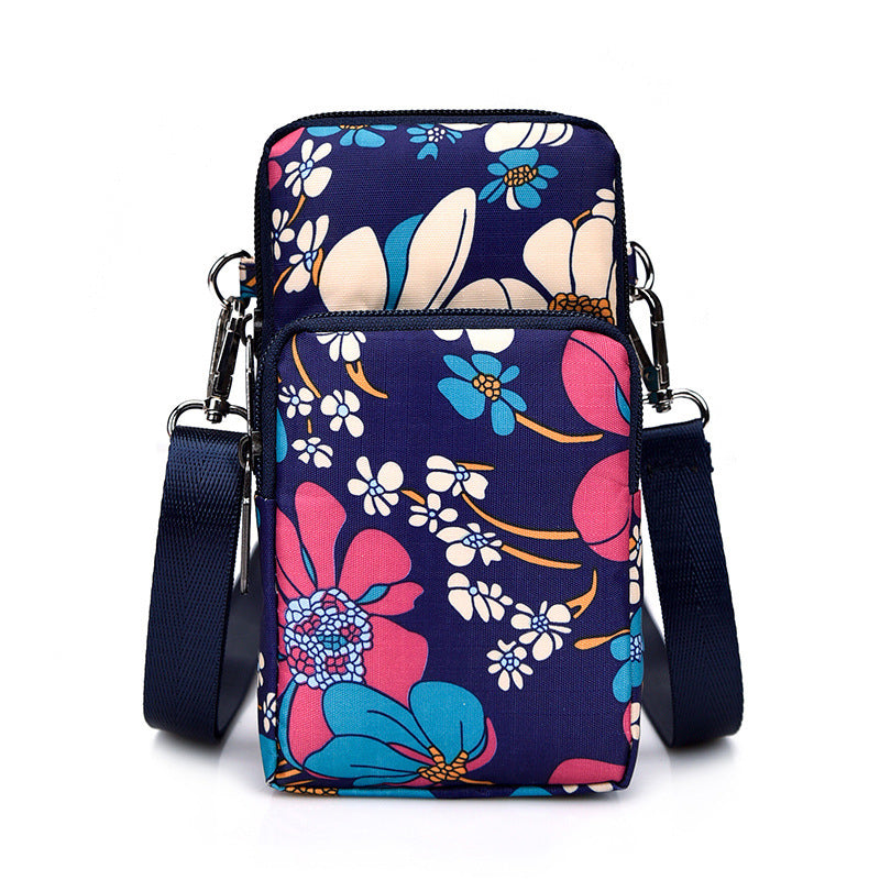 Sac À Motif Fleuri Vintage