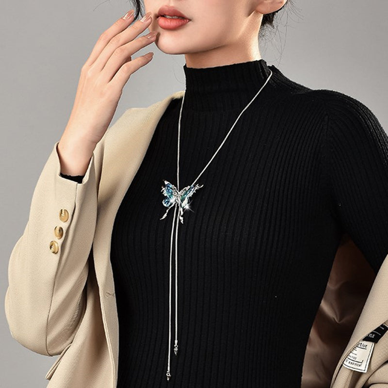 Collier Papillon Vintage