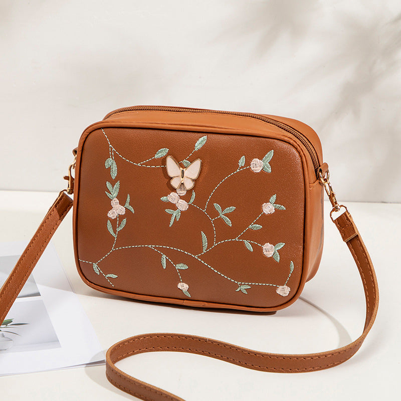 Sac Décontracté À Broderie Florale