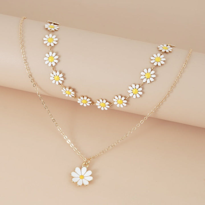 Collier Pendentif Marguerite