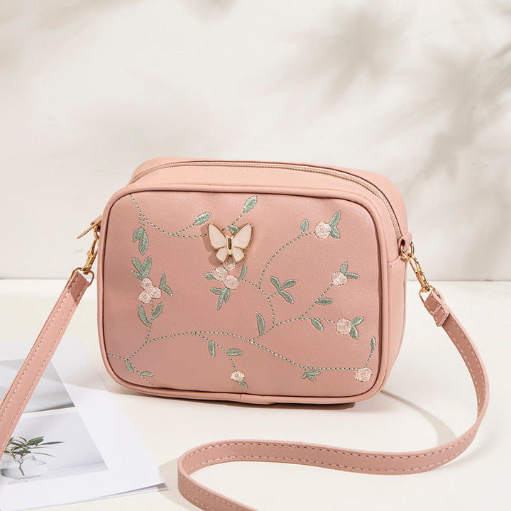 Sac Décontracté À Broderie Florale