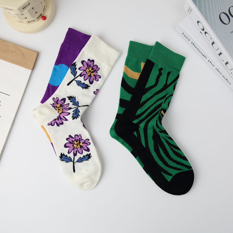 Chaussettes Asymétriques Décontractées