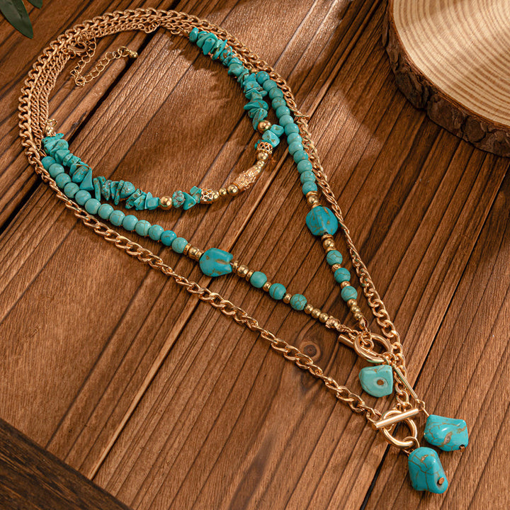 Collier Pendentif Ethnique Vintage