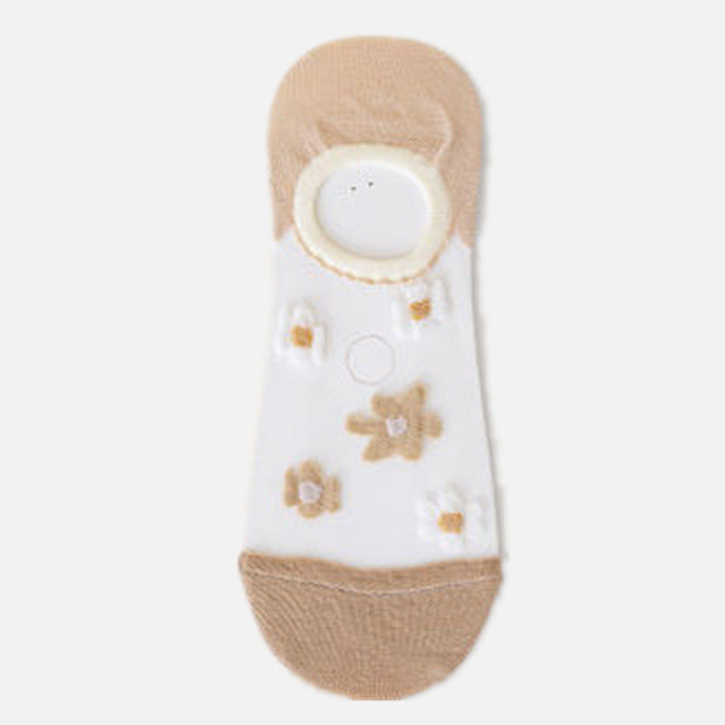 Chaussettes Fleuries Respirantes