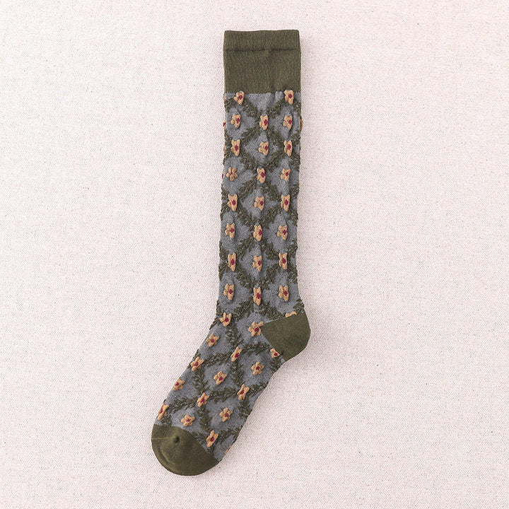 Chaussettes À Fleurs Vintage