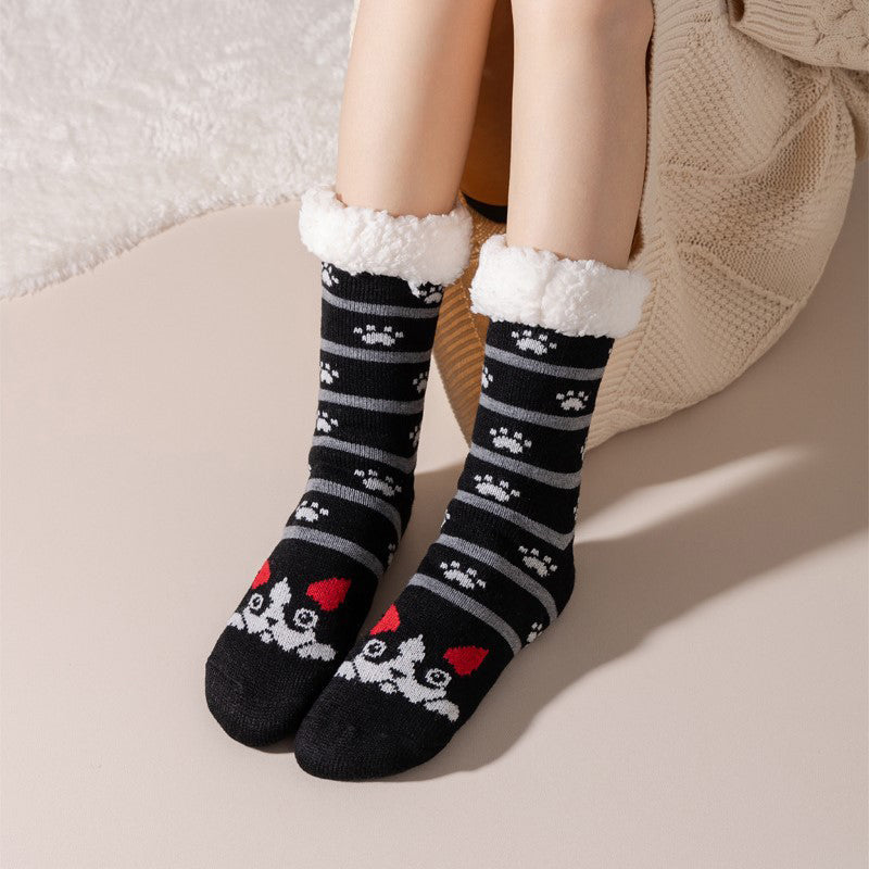 Chaussettes Chaudes De Dessin Animé
