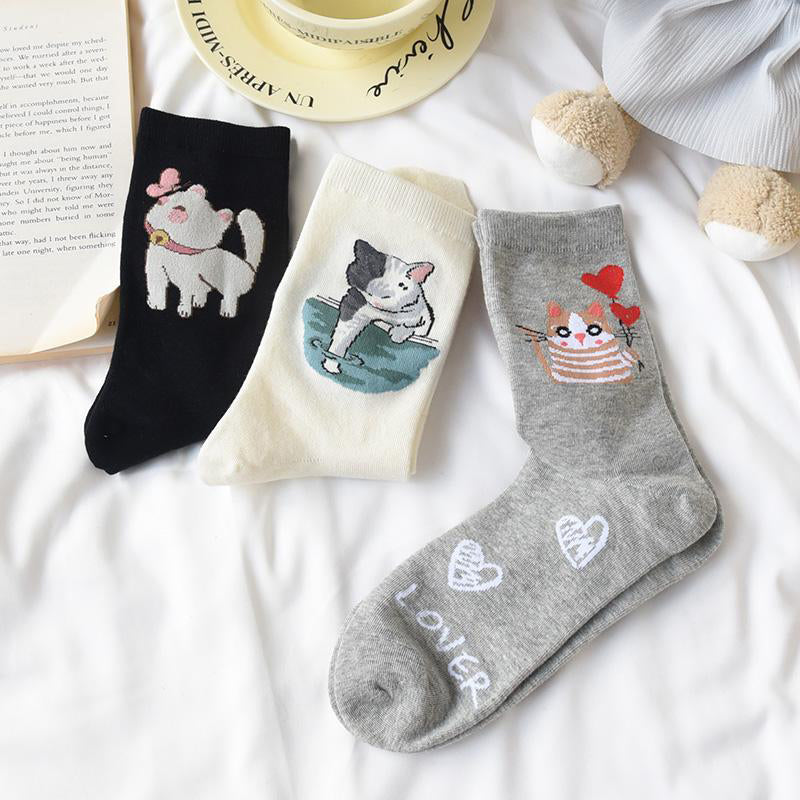 Chaussettes De Chat De Dessin Animé