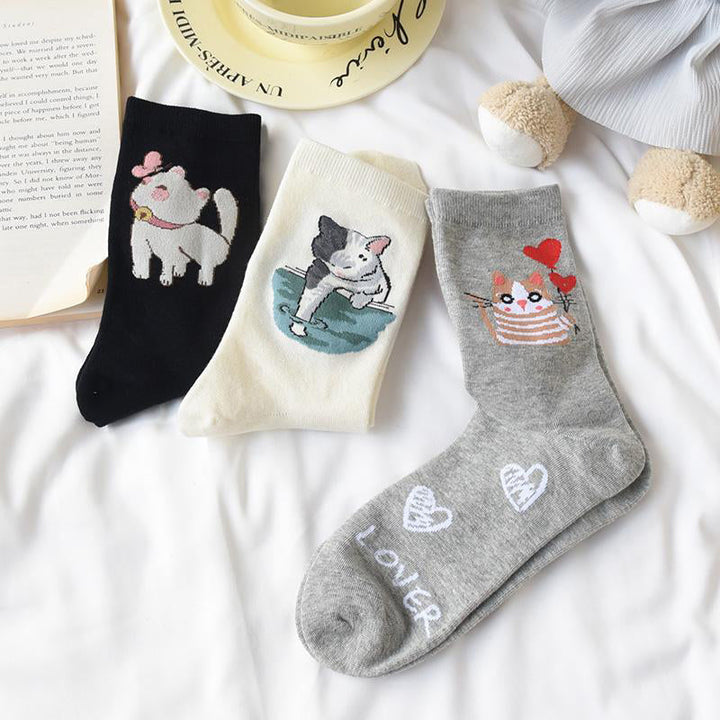 Chaussettes De Chat De Dessin Animé