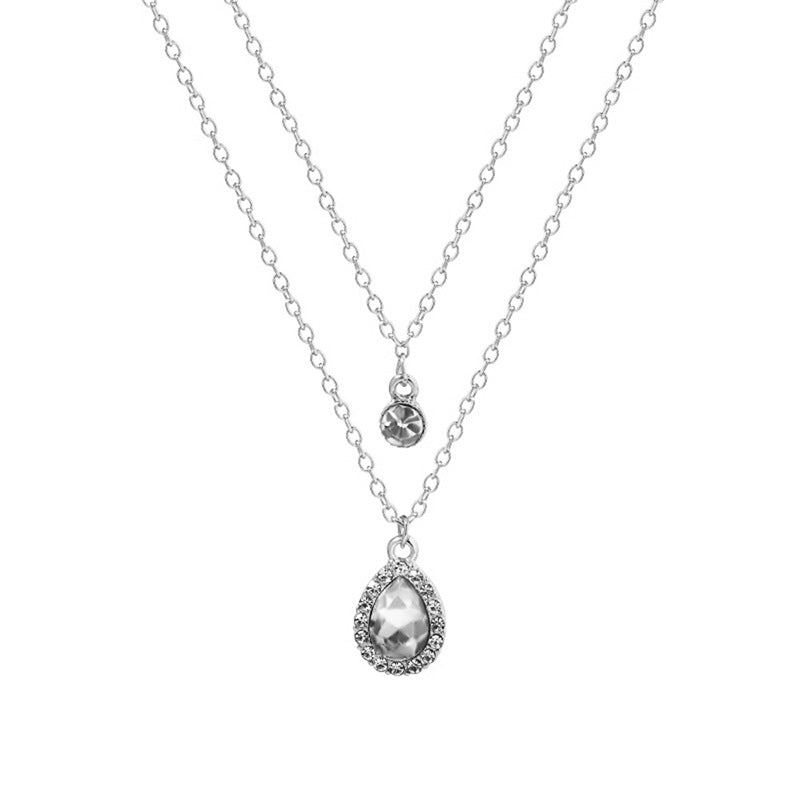 Vintage Water Drop Pendant Necklace