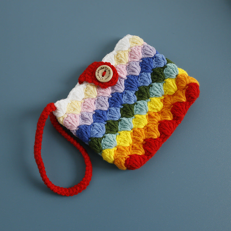 Porte-Monnaie Coloré Tissé À La Main
