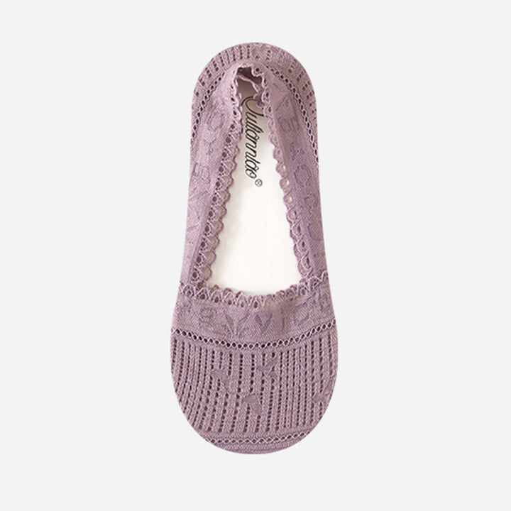 Chaussettes Respirantes En Dentelle