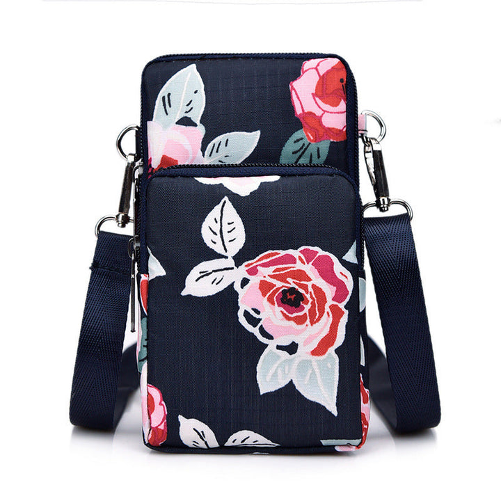 Sac À Motif Fleuri Vintage