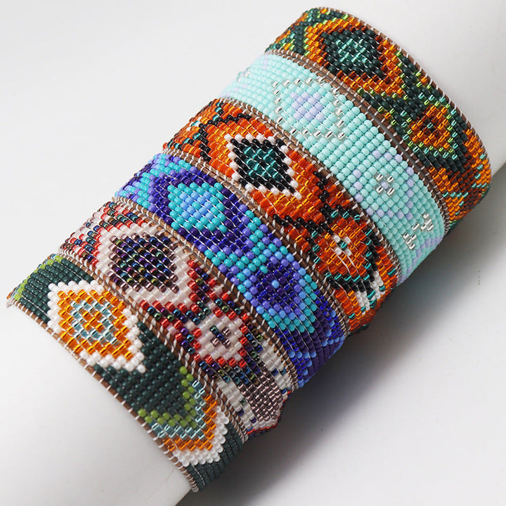 Bracelet Bohème Tissé À La Main