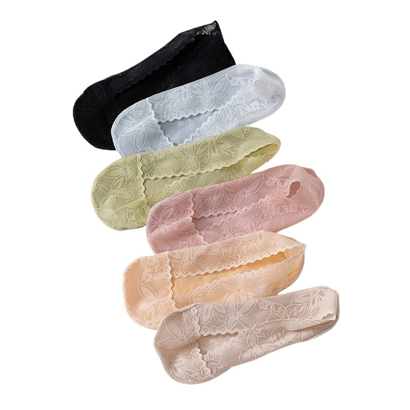 Chaussettes Respirantes En Dentelle