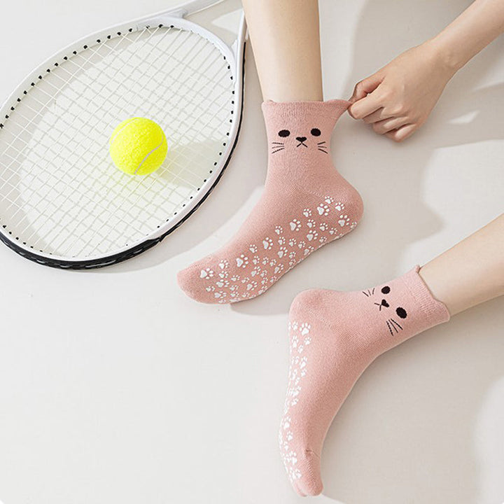 Chaussettes Décontractées À Imprimé Chat