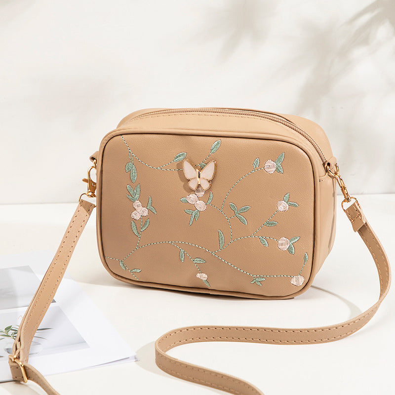 Sac Décontracté À Broderie Florale