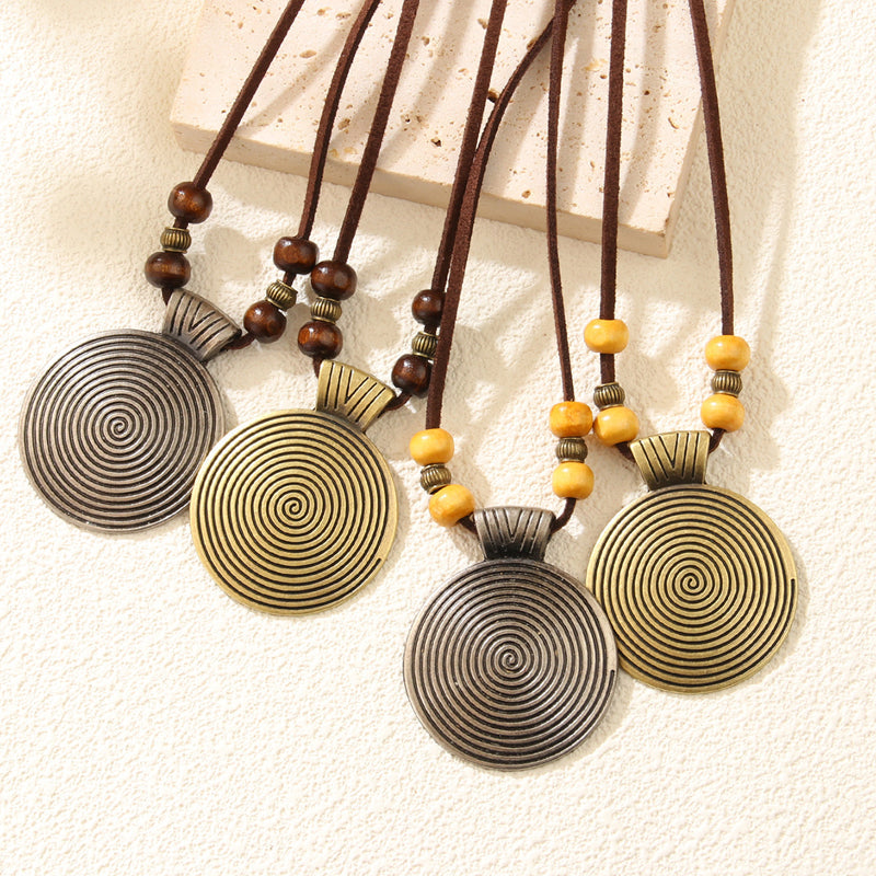Collier Pendentif Ethnique Vintage