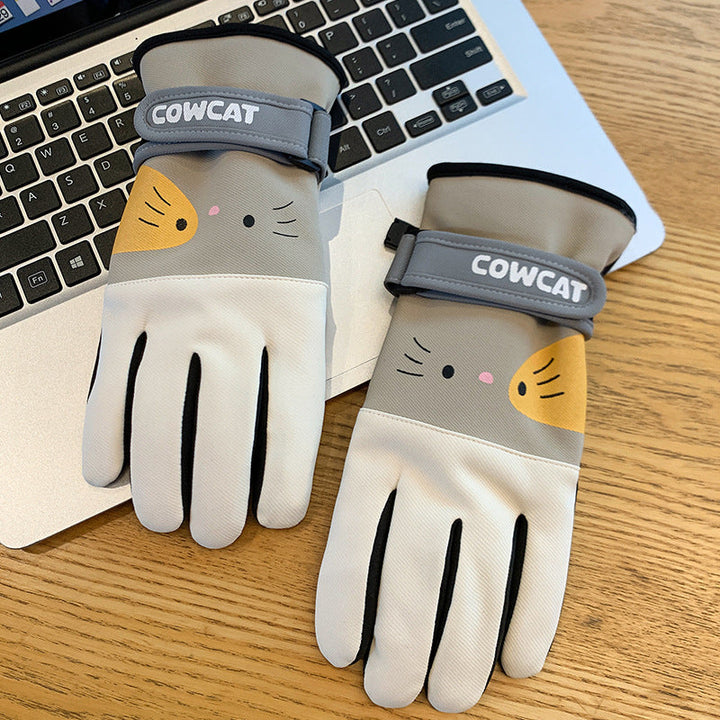 Gants Chauds De Dessin Animé