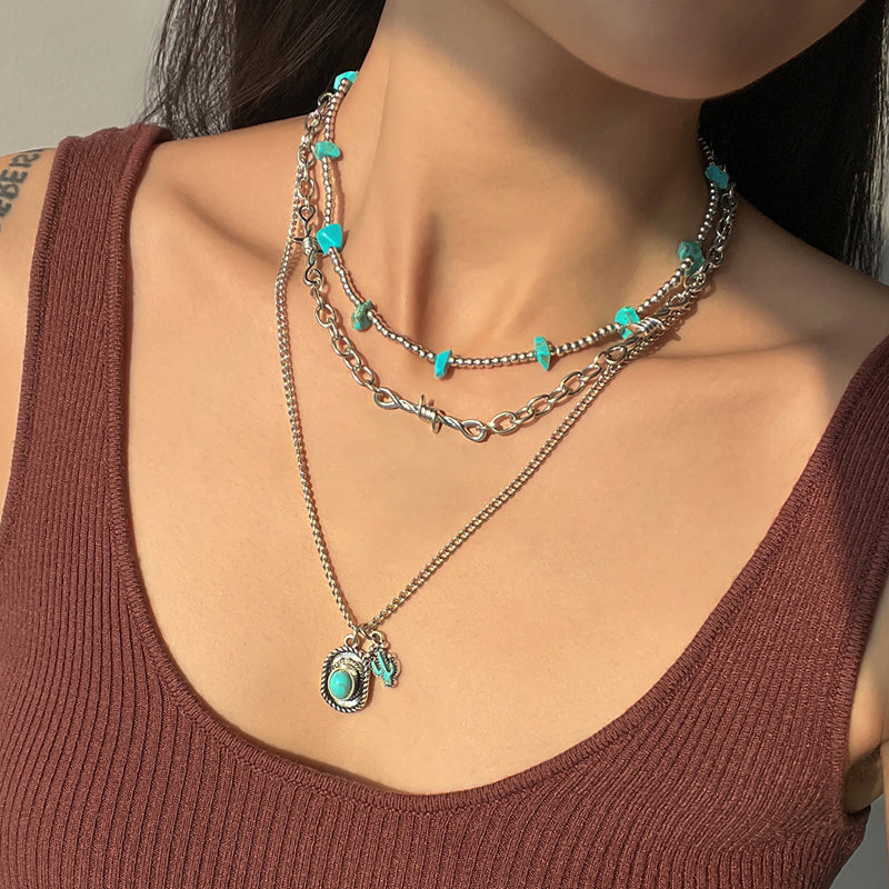 Collier Pendentif Vintage
