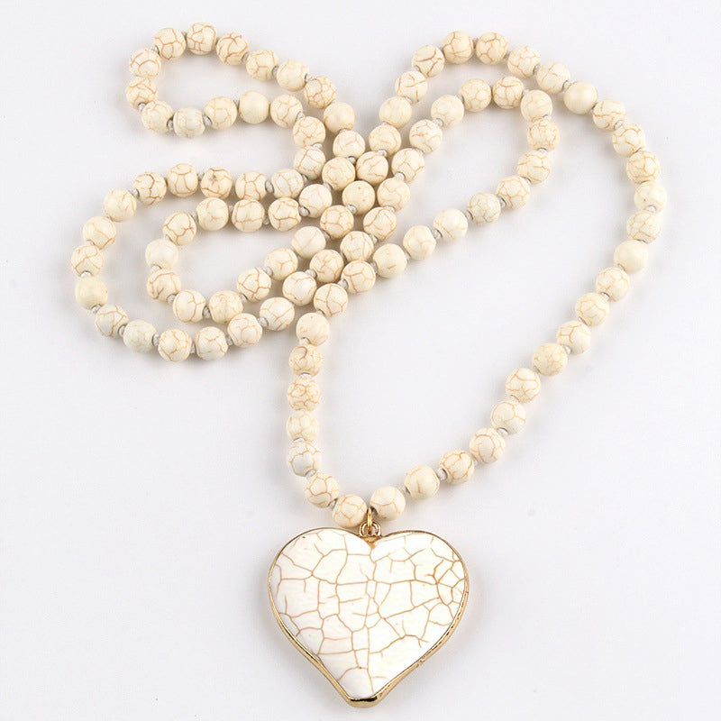 Collier Pendentif En Perles Bohème