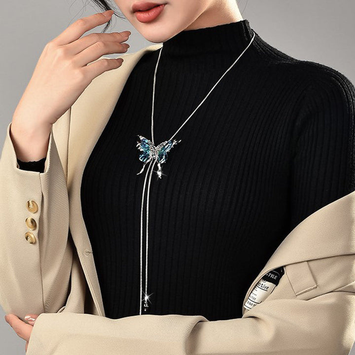 Collier Papillon Vintage