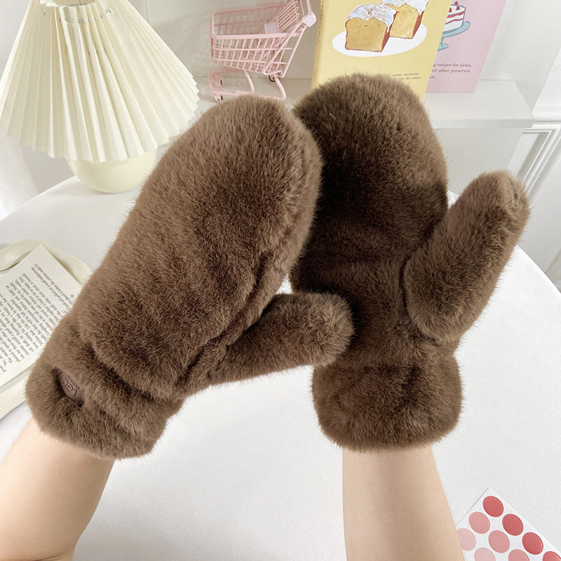 Gants Chauds En Peluche