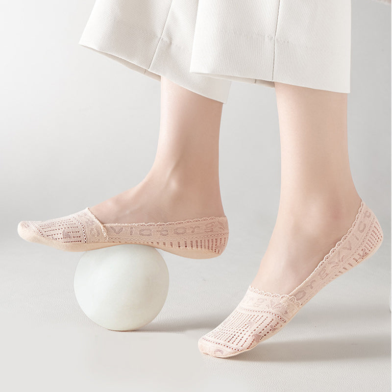 Chaussettes Respirantes En Dentelle