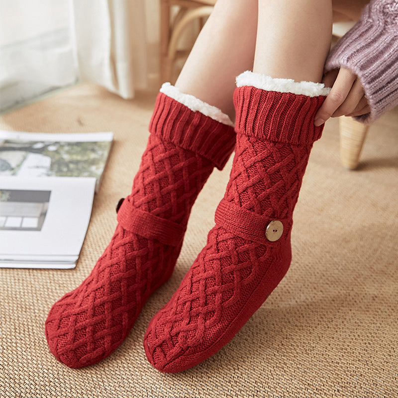 Chaussettes Chaudes Antidérapantes