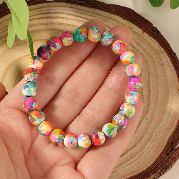 Bracelet De Perles Colorées