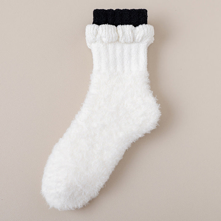 Chaussettes Chaudes En Peluche