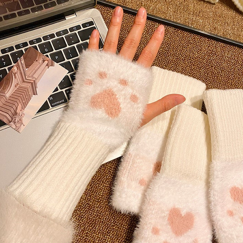 Gants Chauds De Dessin Animé