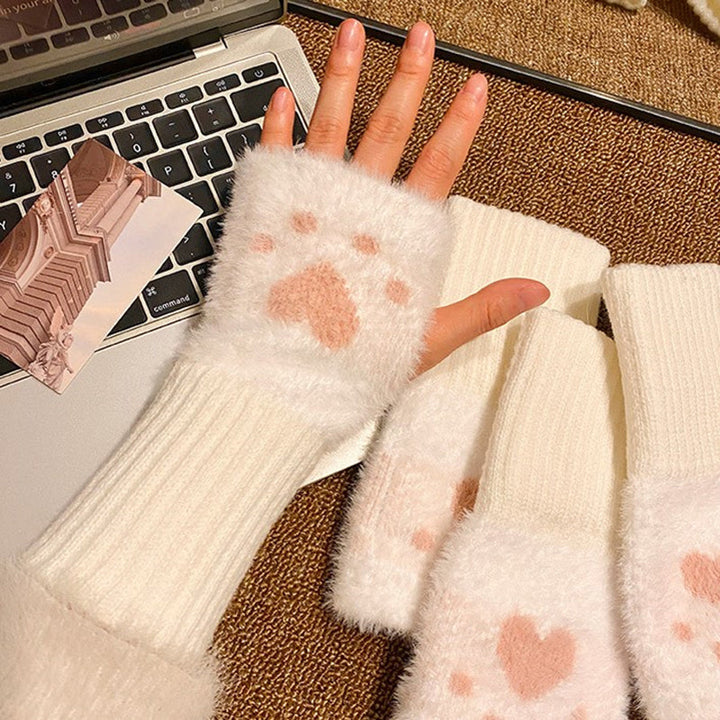 Gants Chauds De Dessin Animé