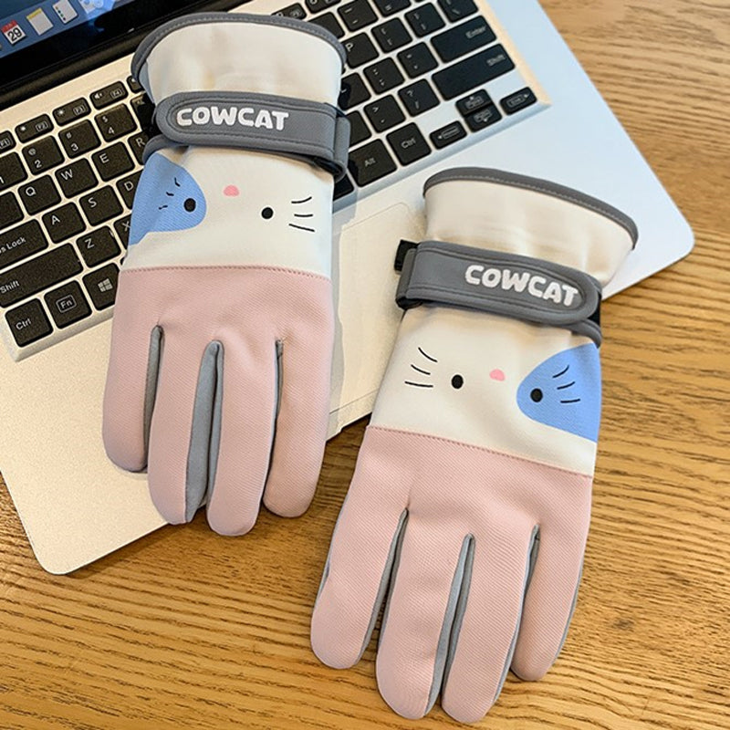 Gants Chauds De Dessin Animé