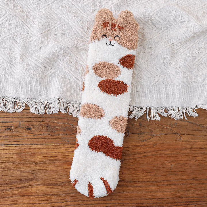 Chaussettes Chaudes De Dessin Animé