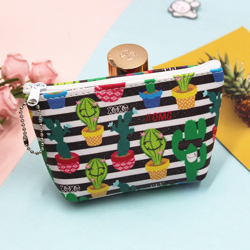 Porte-Monnaie À Motif Cactus