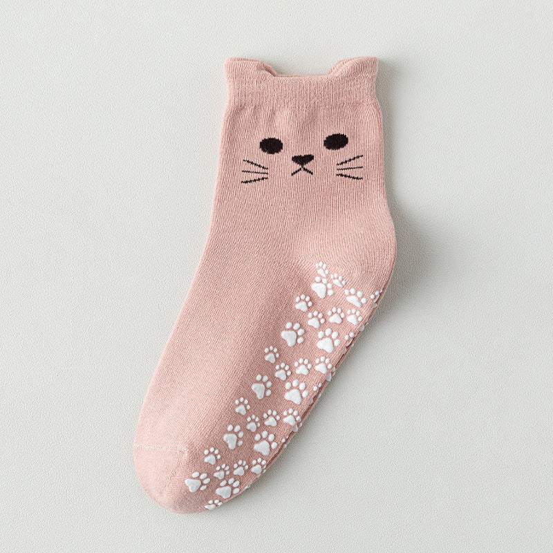 Chaussettes Décontractées À Imprimé Chat