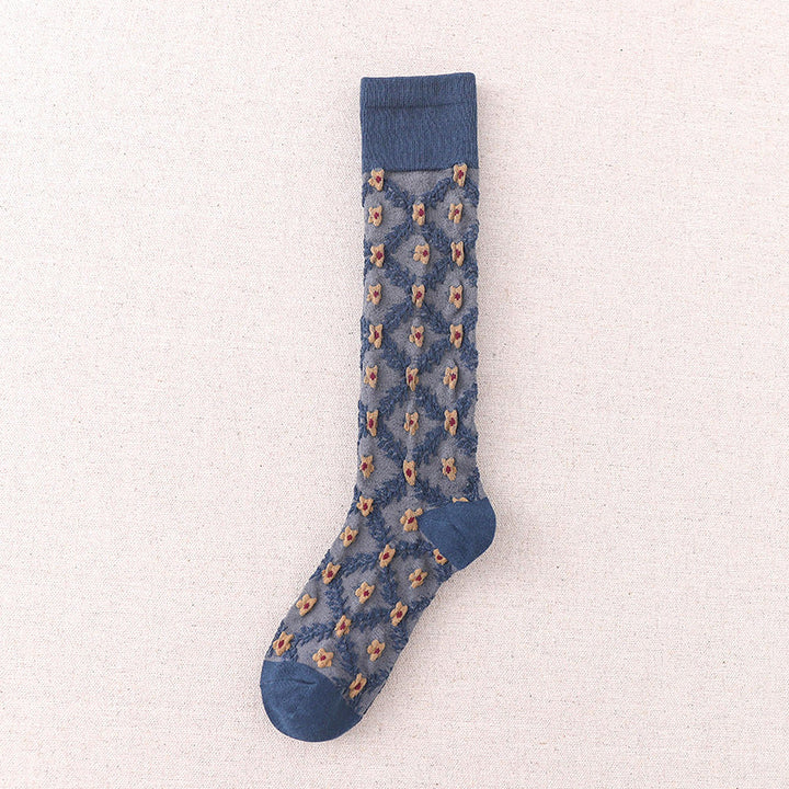 Chaussettes À Fleurs Vintage